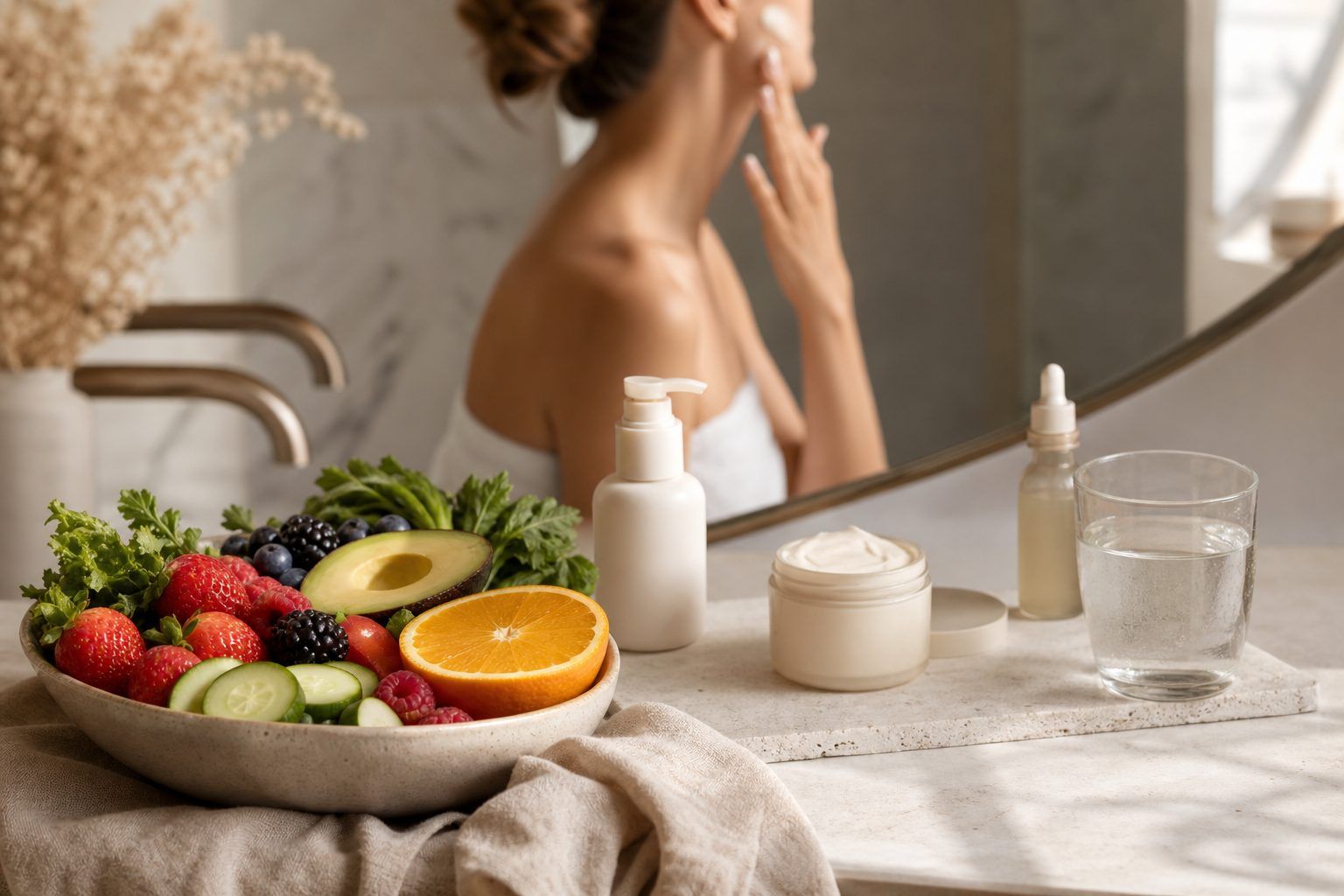 Ce que l’alimentation ne peut pas faire seule pour votre peau