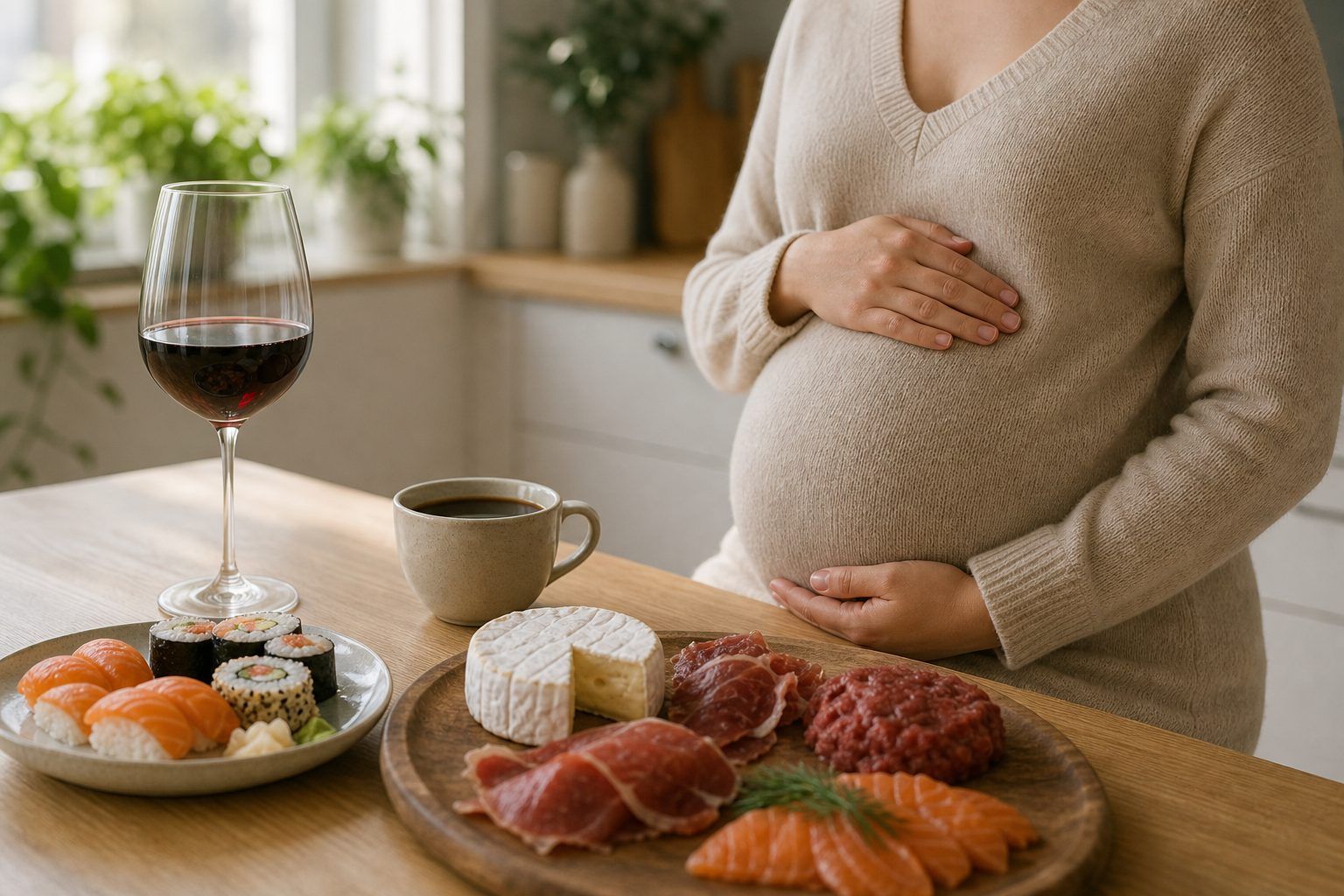 Boissons et aliments déconseillés pendant la grossesse