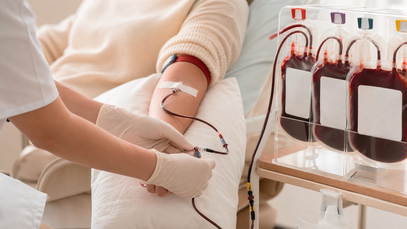 Compatibilité du groupe O pour une transfusion de globules rouges
