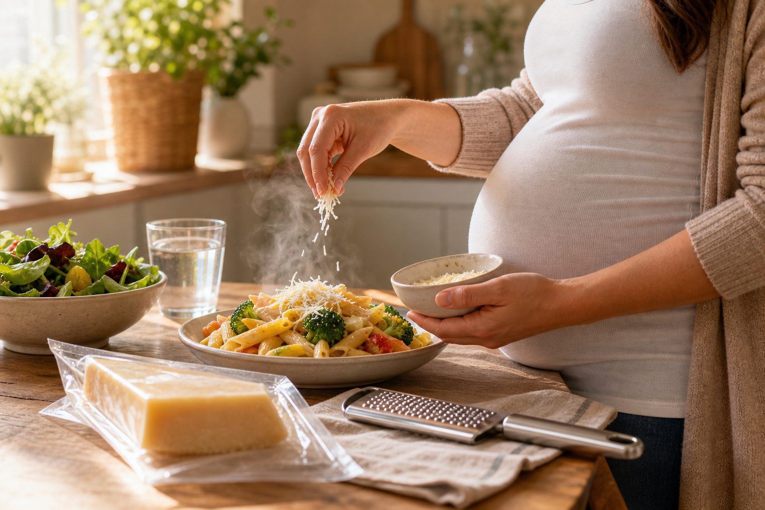Comment bien consommer le parmesan pendant la grossesse&nbsp;?